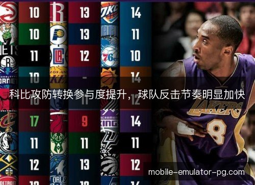 科比攻防转换参与度提升,球队反击节奏明显加快 科比攻防转换参与度提升,球队反击节奏明显加快